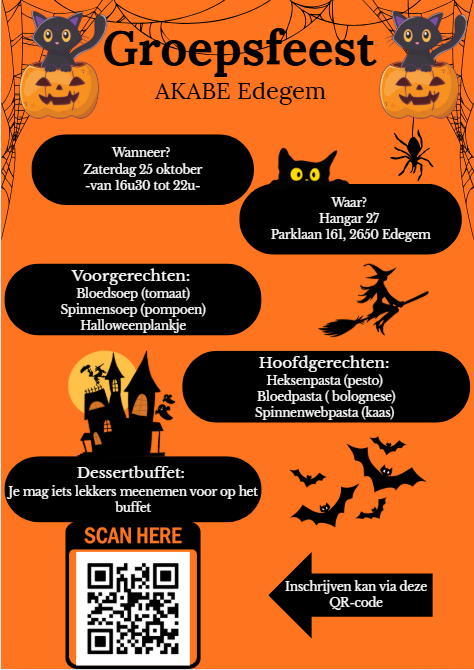 🎃👻 Halloween Groepsfeest! 👻🎃